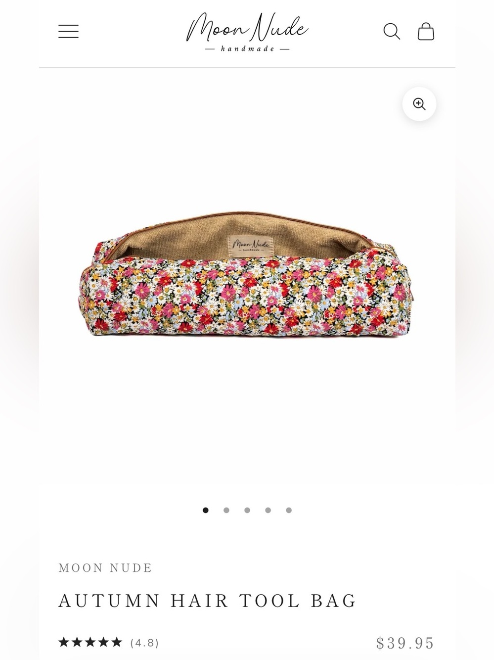 Moon Nude Autumn Hair Tool Bag